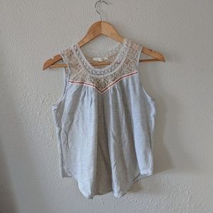 Pure + Good sleeveless blouse striped xsp